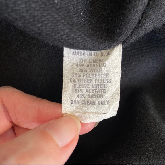 Vintage Dark Floral Trench Coat - Picture 15 of 16